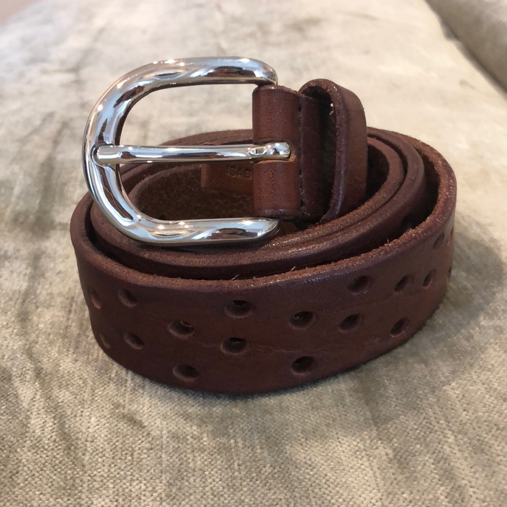 Isabel Marant brown leather belt, size small
